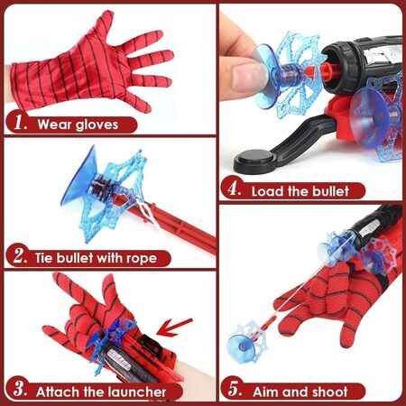 Spider Web Launcher Wrist Set