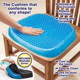 Sitting Gel Flex Cushion Honeycomb Pain Relief Gel Cushion Chair Pads