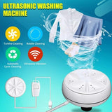 Ultrasonic Mini Portable Washer with USB Cable